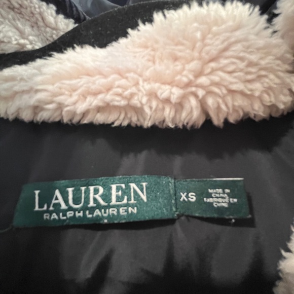 Lauren by Ralph Lauren Navy Blue Quilted Knee Length Jacket - Picture 3 of 3